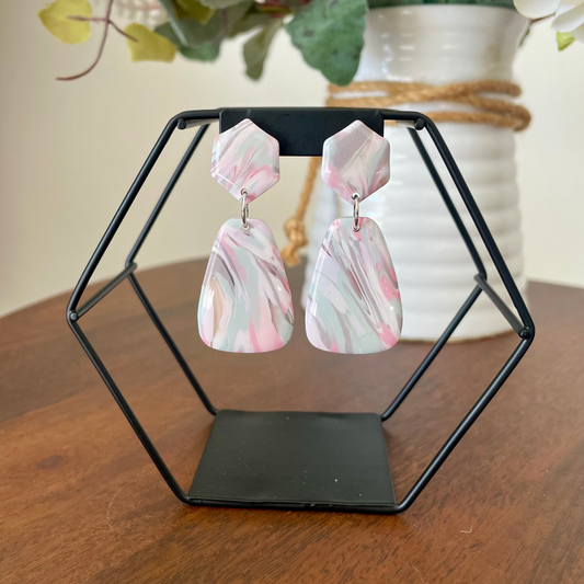 Blush Bloom Freeform Dangle