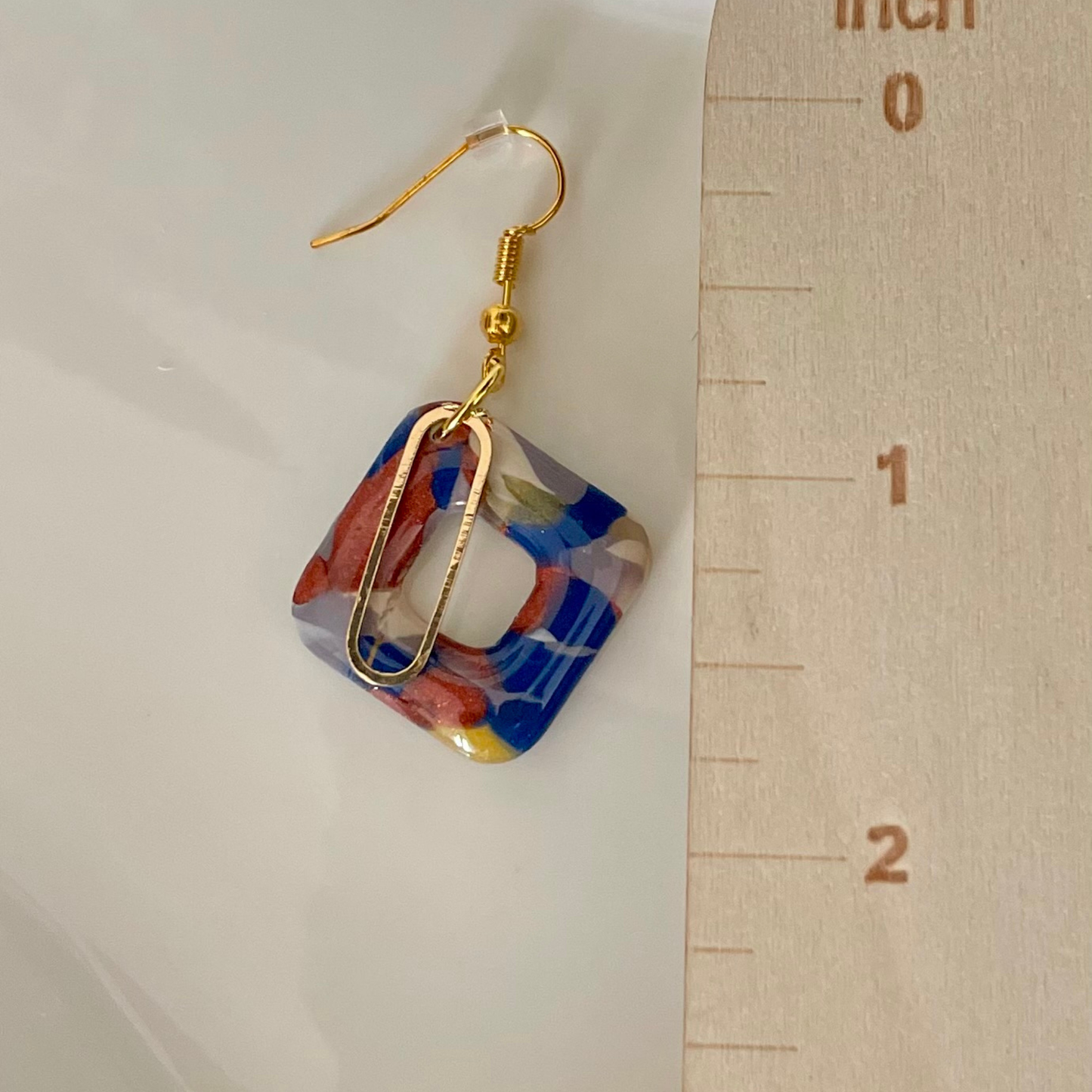 Fiesta Palette Square Dangle