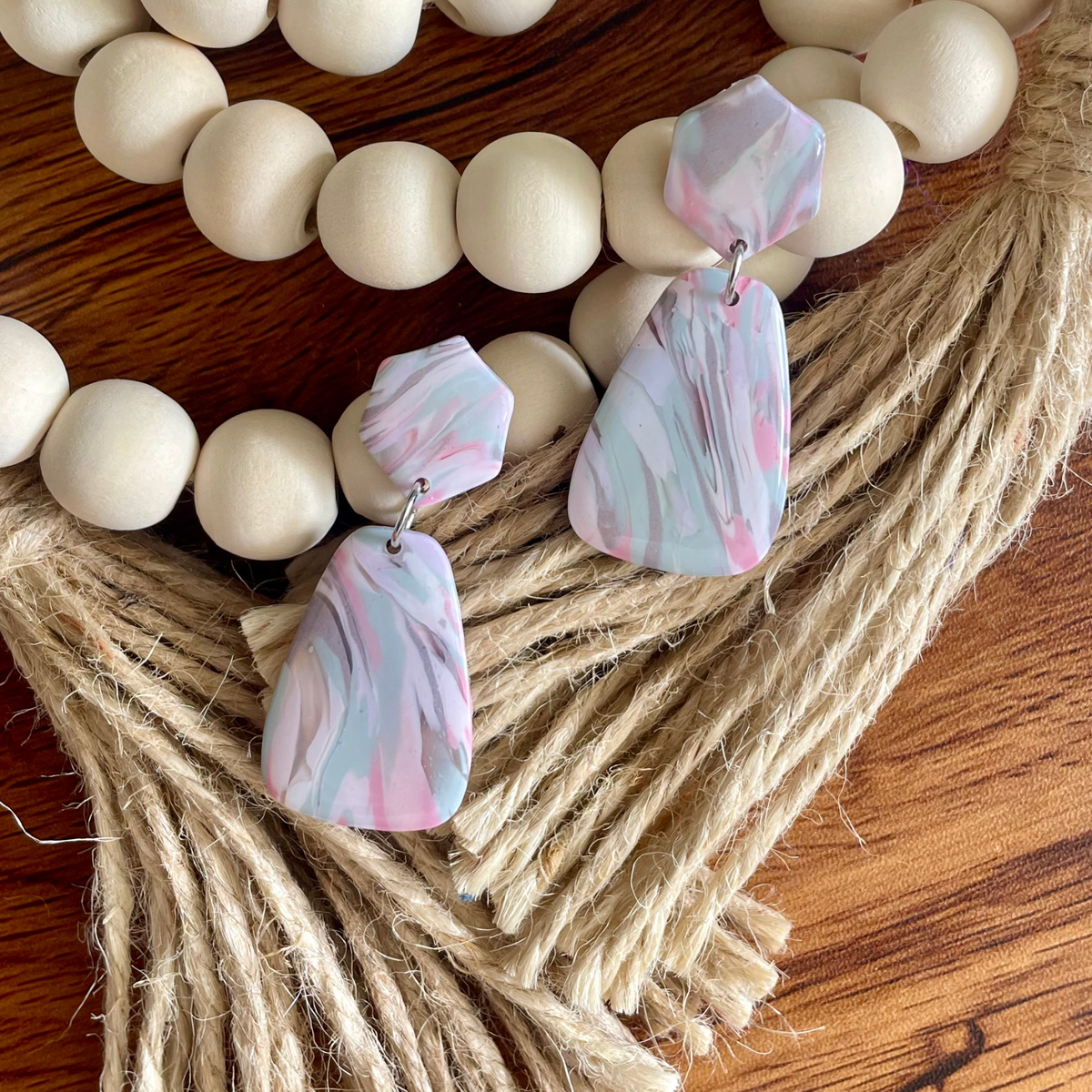 Blush Bloom Freeform Dangle