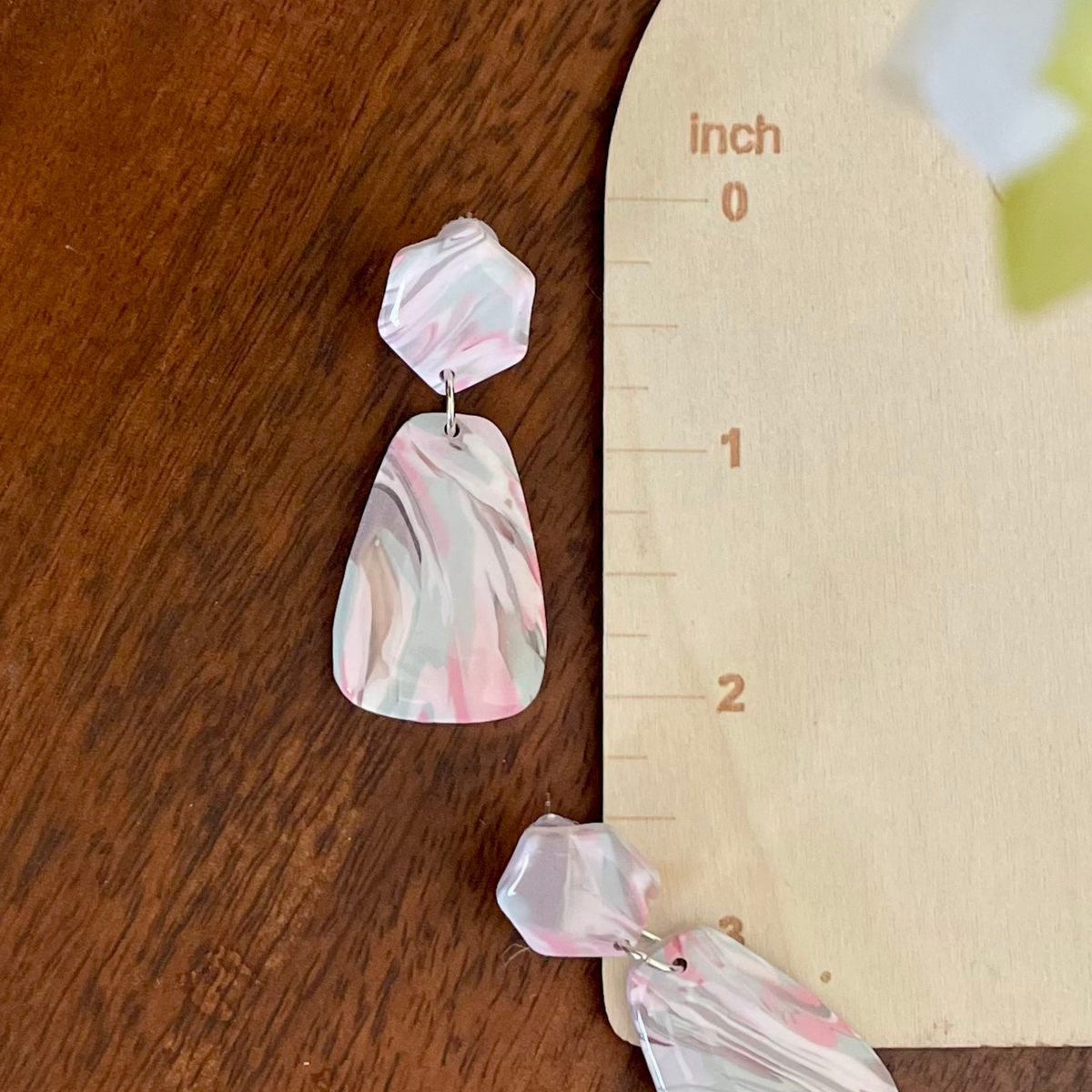 Blush Bloom Freeform Dangle