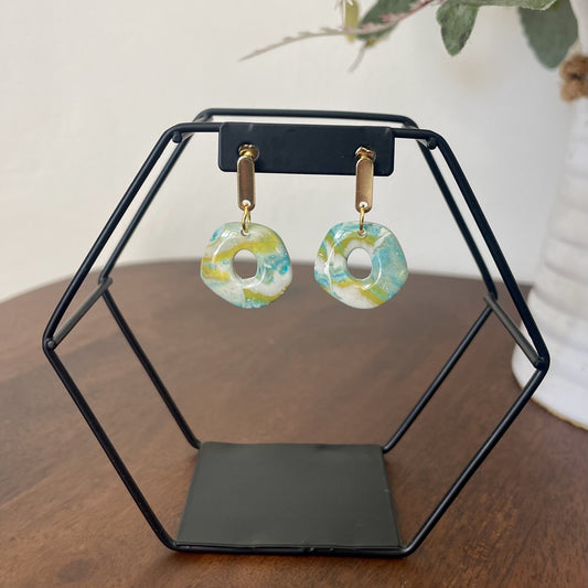 Mojito Mood Freeform Donut Dangle