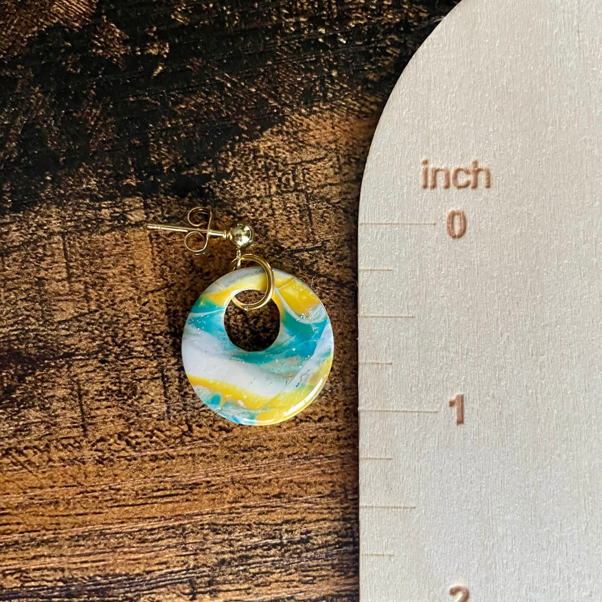 Mojito Mood Open Circle Dangle