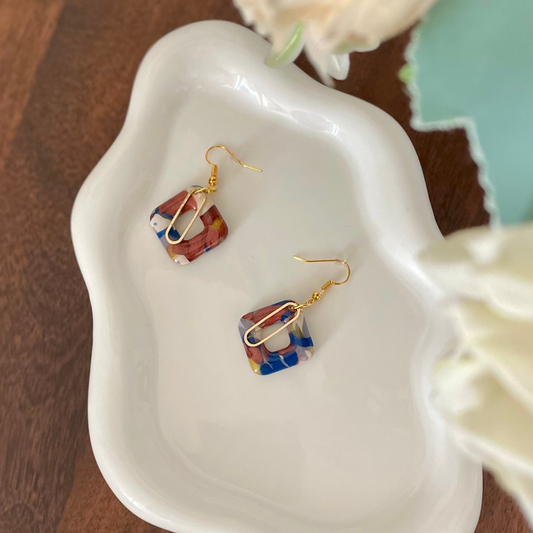 Fiesta Palette Square Dangle