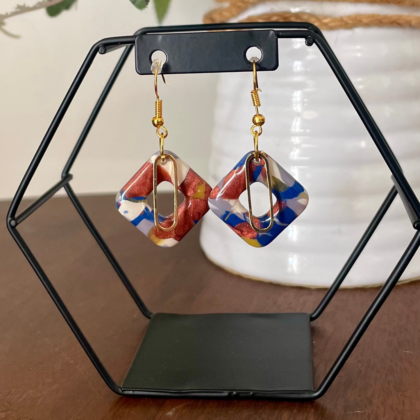 Fiesta Palette Square Dangle