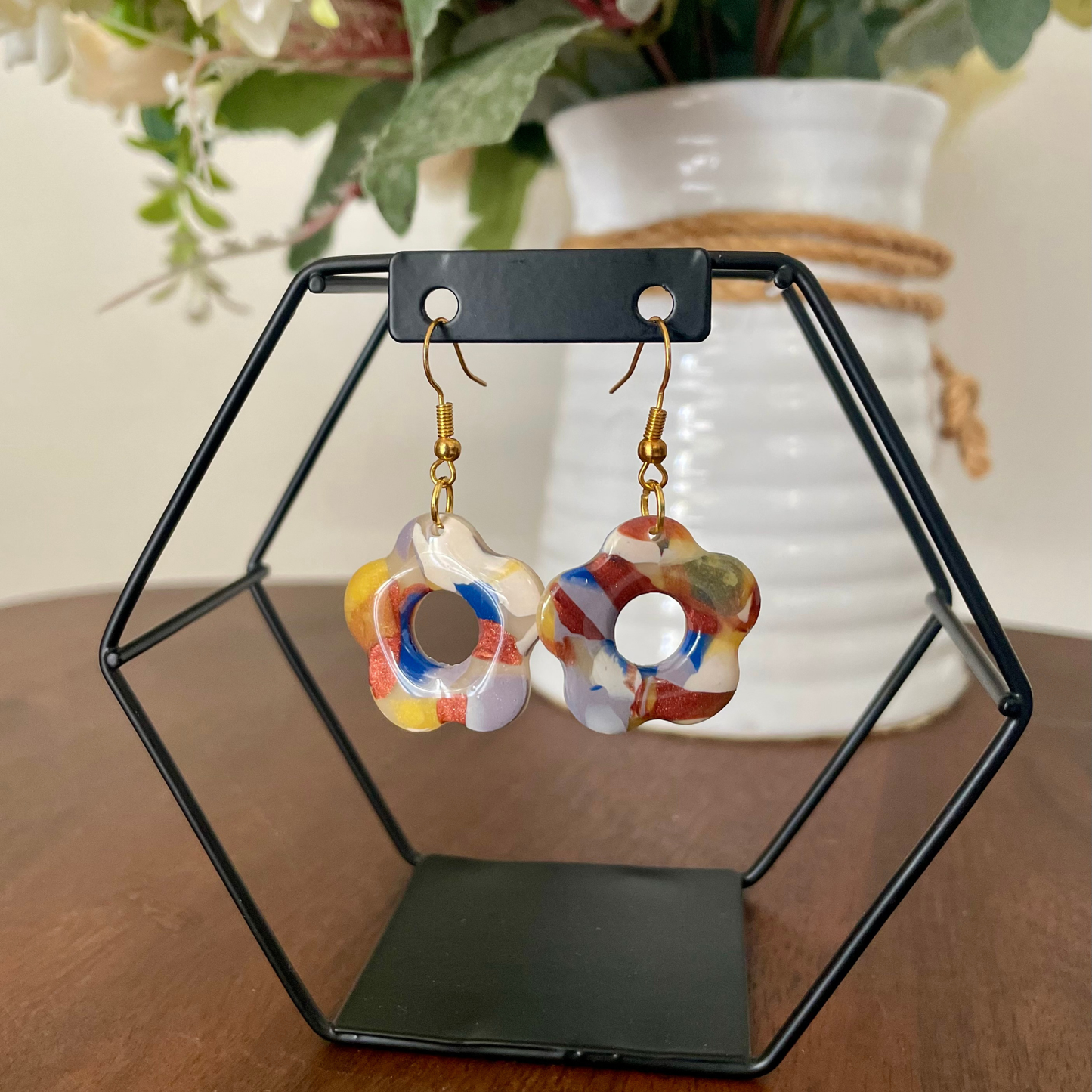 Fiesta Palette Flower Dangle