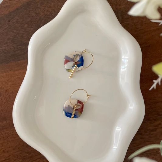 Title: Fiesta Palette Diamond Hoop