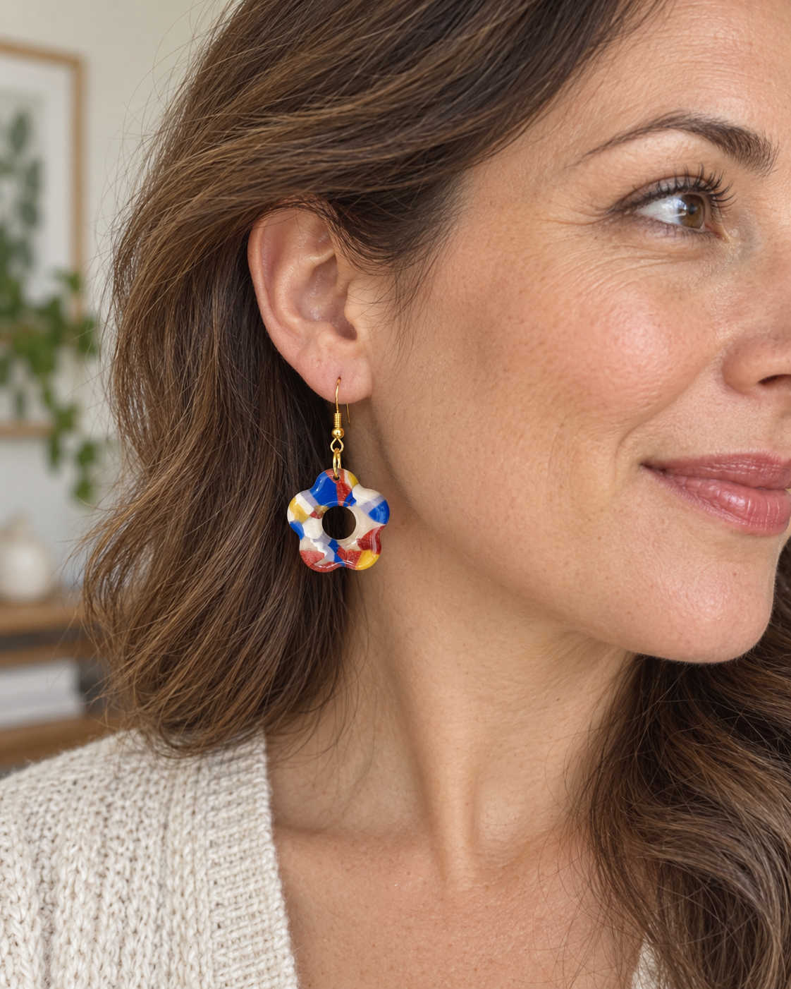 Fiesta Palette Flower Dangle